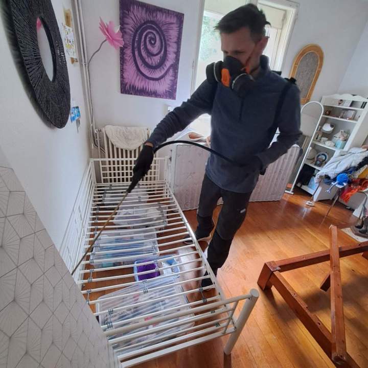 Élimination efficace des insectes nuisibles.